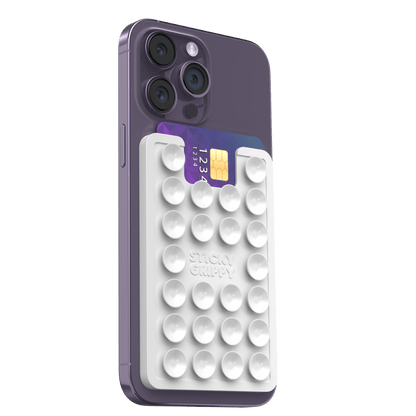 White Card Holder StickyGrippy
