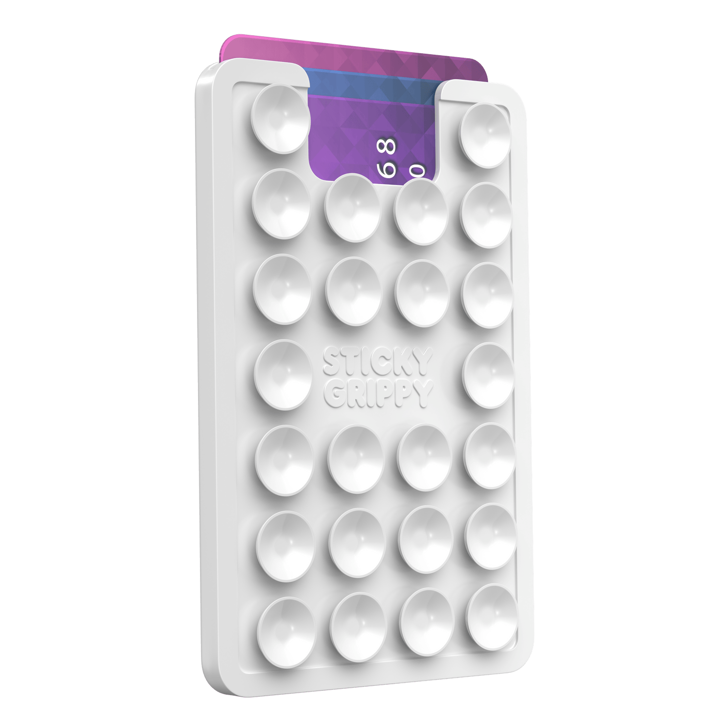 White Card Holder StickyGrippy
