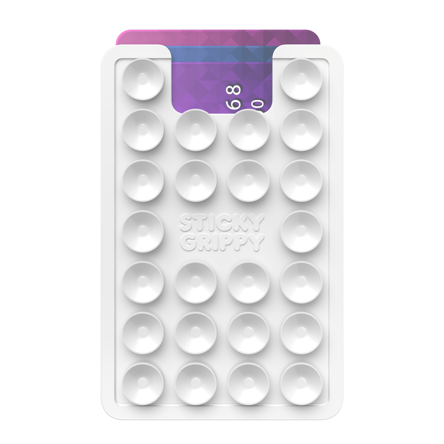 White Card Holder StickyGrippy